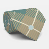 Gold/Green Diamond Mannen Designer Stropdas (Opgerold)