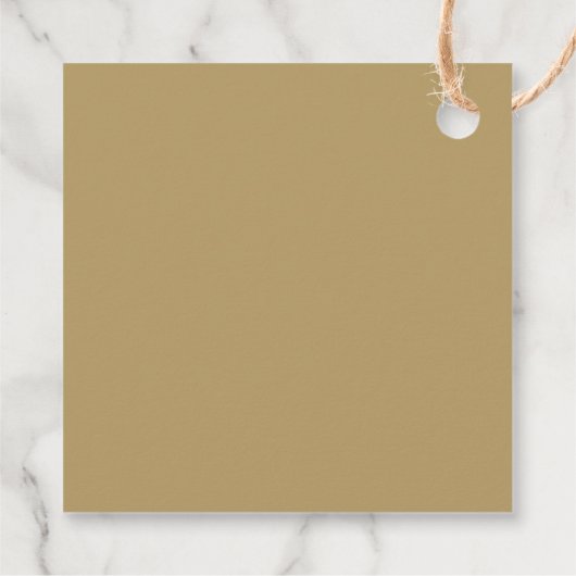 Gold Green Eucalyptus Weddenschap Hartelijk dank Bedankjes Labels (Achterkant)