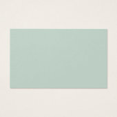 Gold Green Foliage-Baby - Suggestiekaart Visitekaartje (Achterkant)