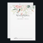 Gold Green Foliage Floral Wedding Words of Wisdom Advieskaart<br><div class="desc">Deze gouden groene blaadjes van de florale bruiloft met een wijsheidskaart zijn perfect voor een moderne bruiloft. Het ontwerp is voorzien van met de hand getrokken gouden en groene botanische bladeren met roze, blozen en witte bloemen, die de natuurlijke schoonheid inspireren. Deze kaarten zijn perfect voor een bruiloft, vrijgezellenfeest, baby...</div>