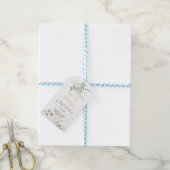 Gold Green Foliage Sip Sip Hooray Vrijgezellenfees Cadeaulabel (Met Touw)