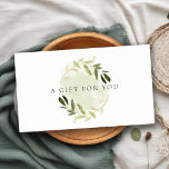 GOLD GREEN FOLIAGE WATERVERF GIFT CERTIFICAAT<br><div class="desc">Als u nog meer aanpassingen nodig hebt,  kunt u mij op yellowfebstudio@gmail.com vrij klikken.</div>