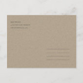 GOLD GREEN FOLIAGE WATERVERF WREATS BEWAREN DE DAT AANKONDIGINGSKAART (Achterkant)