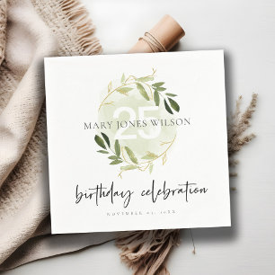 GOLD GREEN FOLIAGE WREET OM HET EVEN WELKE LEEFTIJ SERVET