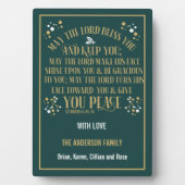 Gold Green-kerstzegelnummers 6:24-26 Fotoplaat (voorkant)