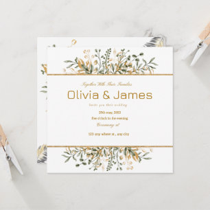 Gold Green Luxury voor speciale dagen Kaart