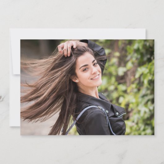 Gold Green Modern Nursing School Afstuderen Bedankkaart (Achterkant)