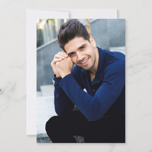 Gold Green Modern Nursing School Afstuderen Bedankkaart (Achterkant)