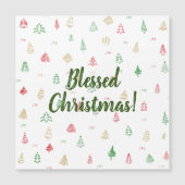 Gold Green Red-kerstbomen (Voorkant)