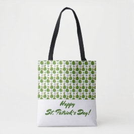  Gold Green Scottish Girl St.Patrick's Day Tote Bag
