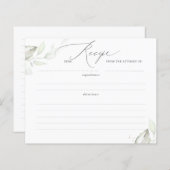 Gold Greenery laat Vrijgezellenfeest-ontvangstkaar (Voorkant / Achterkant)
