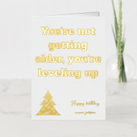 Gold Greeting Love Verjaardag Kaart Uniek Cadeau I