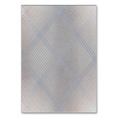 Gold Grey Elegance Diamond Geo Deco Wedding Kaart (Achterkant)