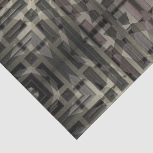 Gold Grey Metal Design Background Decoupage Tissuepapier (Detail)