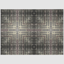 Gold Grey Metal Design Background Decoupage Tissuepapier