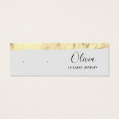 Gold Grey Stud die Display Kaart verdient (Voorkant)