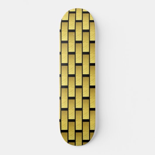 Gold Grill Black skateboard (Voorkant)