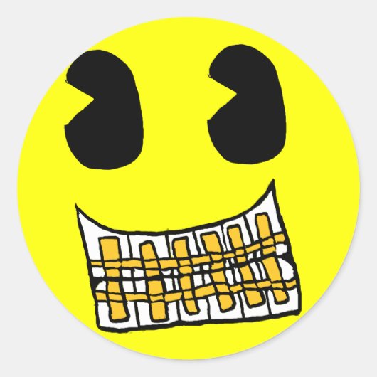 Gold Grill Sticker (Voorkant)
