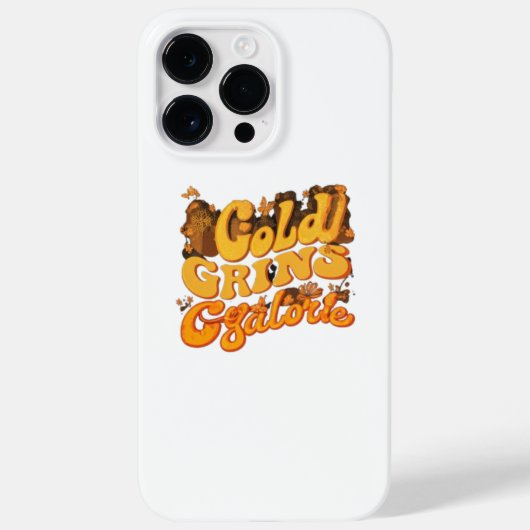 Gold Grins Galore Case-Mate iPhone Case (Achterkant)