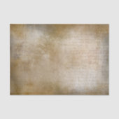 Gold Grunge Background met Script Tissuepapier (Voorkant)