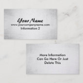 Gold Grunge Steel Metal Watch Visitekaartjes (Voorkant / Achterkant)