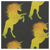 Gold Grunge Unicorn Stof (Close Up)