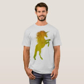 Gold Grunge Unicorn T-shirt (Voorkant volledig)