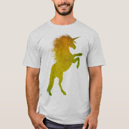 Gold Grunge Unicorn T-shirt