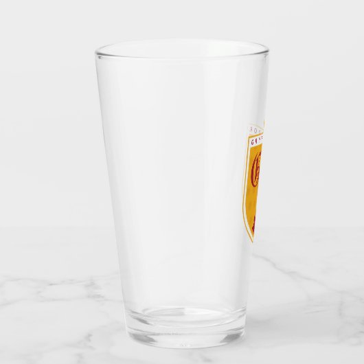 Gold GRYFFINDOR™ Crowned Crest Glas (Rechts)