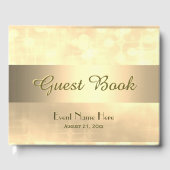 Gold Guest Book Gastenboek (Voorkant)