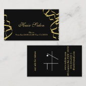 Gold Hair Salon Visitekaartje (Voorkant / Achterkant)