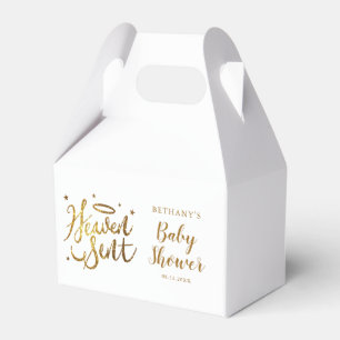 Gold Halo Heaven Sent Baby shower Bedankdoosjes