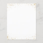 Gold Halo Heaven Sent Shower wenst Baby (Achterkant)