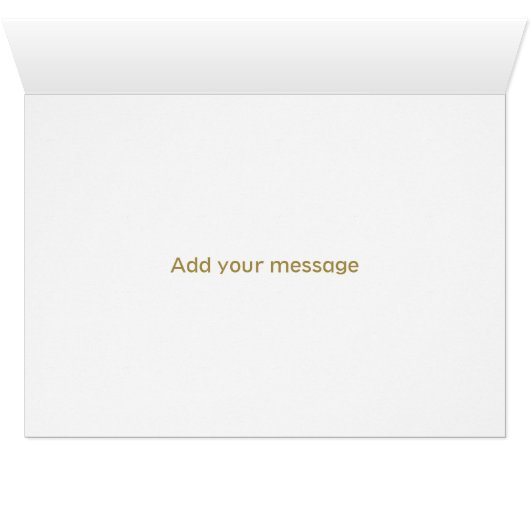 Gold Hand lettered "Time to suit" (Binenzijde Horizontaal (Onderkant))