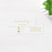 Gold Handgemaakt door sociale mediaset Mini Visitekaartjes (Bureau)