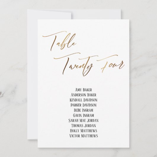 Gold-handschriftafel vierentwintig zetelkaarten (Voorkant)