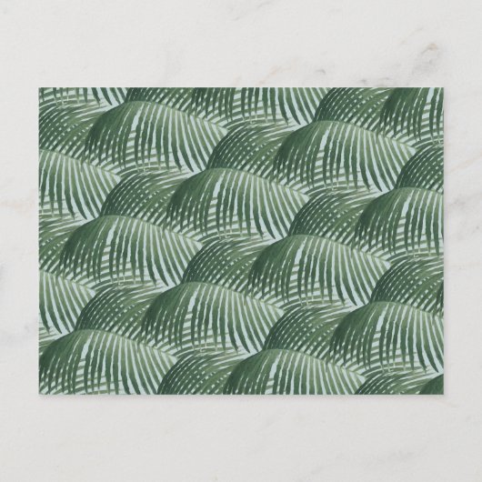 Gold Handwrite Script Tropics Baby shower Uitnodiging Briefkaart (Achterkant)