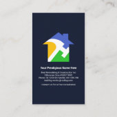 Gold Handyman Home Roof Windows Visitekaartje (Achterkant)