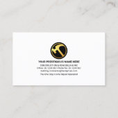 Gold Handyman Tools House Lijst Visitekaartje (Achterkant)