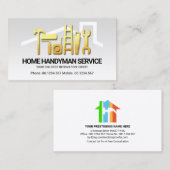 Gold Handyman Tools Rooftopreparaties Visitekaartje (Voorkant / Achterkant)