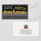 Gold Handyman Tools Signage Visitekaartje (Voorkant / Achterkant)