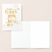 Gold Happy 30th Birthday met Wenskaart naam Folie Kaarten (Display)