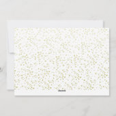 Gold Happy New Year Calligrafie Script 1 Foto Feestdagenkaart (Achterkant)