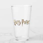 Gold Harry Potter Logo Glas (Voorkant)
