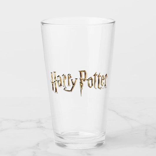 Gold Harry Potter Logo Glas (Voorkant)