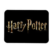 Gold Harry Potter Logo Magneet (Horizontaal)