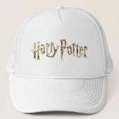 Gold Harry Potter Logo Trucker Pet (Voorkant)