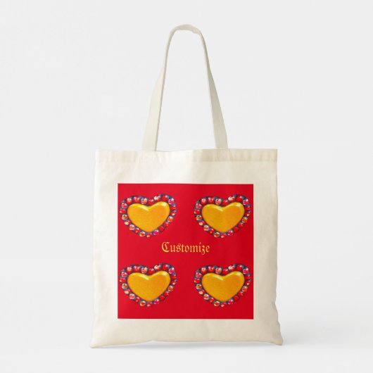 Gold hart Thunder_Cove Tote Bag (Achterkant)