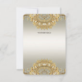 Gold - Hartelijk dank Bedankkaart (Achterkant)