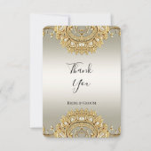 Gold - Hartelijk dank Bedankkaart (Voorkant)